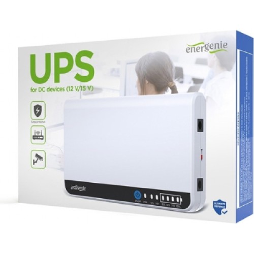Источник бесперебойного питания EnerGenie EG-UPS-DC18, 12V/15V (EG-UPS-DC18)