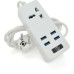 Сетевой фильтр питания Voltronic TВ-Т06, 1роз, 4*USB White (ТВ-Т06-White)