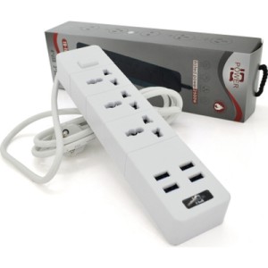 Сетевой фильтр питания Voltronic TВ-Т08, 3роз, 4*USB White (ТВ-Т08-White)