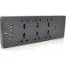 Сетевой фильтр питания Voltronic TВ-Т12, 6роз, 4*USB Black (ТВ-Т12-Black)