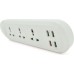 Сетевой фильтр питания Voltronic TВ-Т16, 4роз, 3*USB White (ТВ-Т16-White)