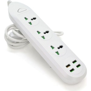Сетевой фильтр питания Voltronic TВ-Т16, 4роз, 3*USB White (ТВ-Т16-White)