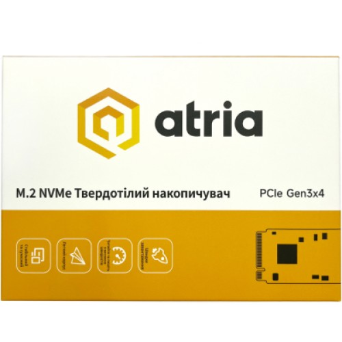 Накопитель SSD M.2 2280 256GB X500S ATRIA (ATNVMX500S/256)