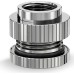 Фитинг для СЖО Ekwb EK-Quantum Torque Pass-Through G1/4 - Nickel (3831109905449)