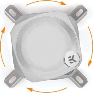 Система рідинного охолодження Ekwb EK-Nucleus AIO CR240 Lux D-RGB - White (3831109897843)