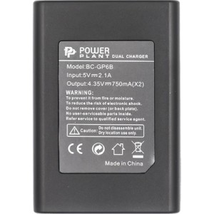 Зарядное устройство для фото PowerPlant GoPro BC-GP6B 2 slots (CH980130)