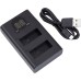 Зарядное устройство для фото PowerPlant GoPro DL-AHDBT901 with display 2 slots (CH980352)