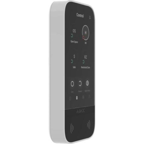 Клавиатура к охранной системе Ajax KeyPad TouchScreen white