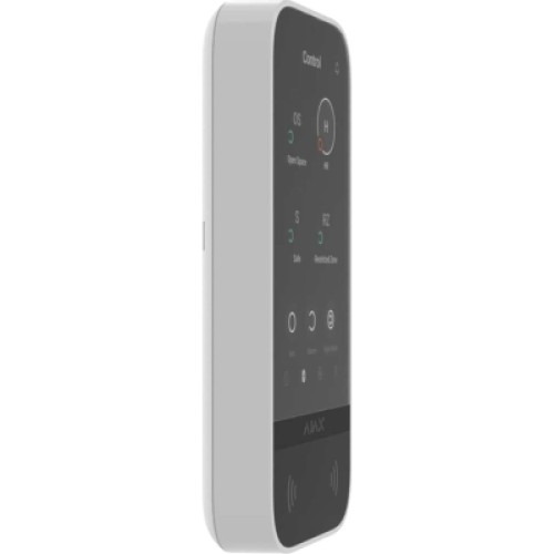 Клавиатура к охранной системе Ajax KeyPad TouchScreen white
