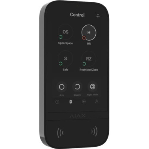 Клавиатура к охранной системе Ajax KeyPad TouchScreen black