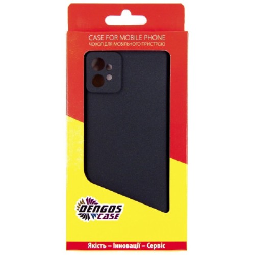 Чехол для мобильного телефона Dengos Carbon Motorola Moto G32 (black) (DG-TPU-CRBN-187)