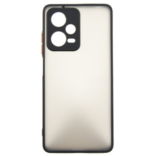 Чехол для мобильного телефона Dengos Matte Xiaomi Redmi Note 12 Pro 5g (black) (DG-TPU-MATT-128)