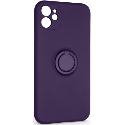 Чехол для мобильного телефона Armorstandart Icon Ring Apple iPhone 11 Dark Purple (ARM68646)
