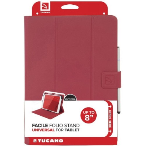 Чехол для планшета Tucano Facile Plus Universal 7-8" red (TAB-FAP8-R)