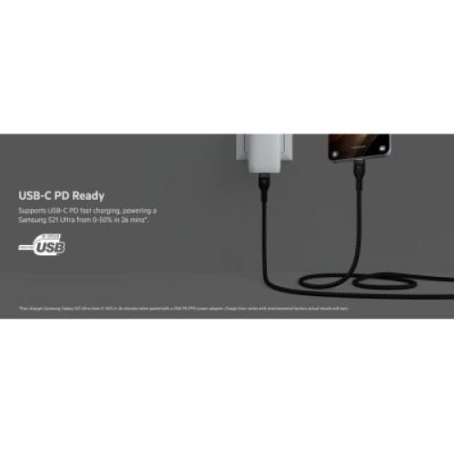 Дата кабель USB-C to USB-C 1.0m Belkin (CAB011BT1MBK) Дата кабель USB-C to USB-C 1.0m Belkin (CAB011BT1MBK)