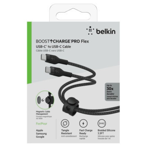 Дата кабель USB-C to USB-C 1.0m Belkin (CAB011BT1MBK) Дата кабель USB-C to USB-C 1.0m Belkin (CAB011BT1MBK)