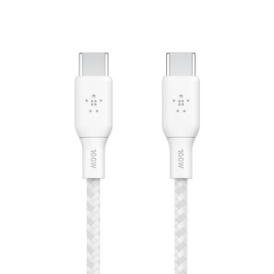 Дата кабель USB-C to USB-C 3.0m 100W white Belkin (CAB014BT3MWH)
