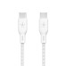 Дата кабель USB-C to USB-C 3.0m 100W white Belkin (CAB014BT3MWH)
