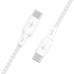 Дата кабель USB-C to USB-C 3.0m 100W white Belkin (CAB014BT3MWH)
