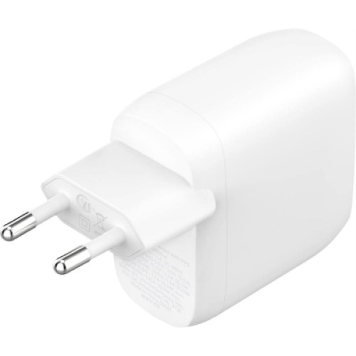 Зарядное устройство Belkin 30W 2хUSB-С PD PPS white (WCB010VFWH)
