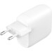 Зарядное устройство Belkin 30W 2хUSB-С PD PPS white (WCB010VFWH)