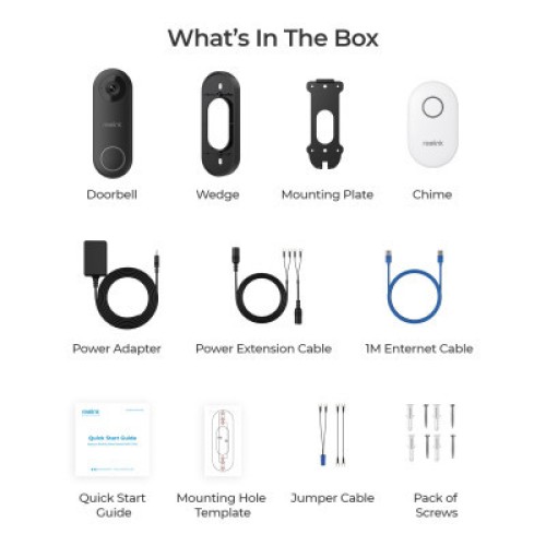 Вызывная панель Reolink Video Doorbell WiFi