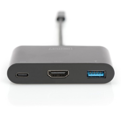 Переходник USB-C to HDMA 2xUSB Digitus (DA-70855)
