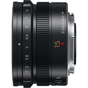 Об'єктив Panasonic Micro 4/3 Lens 15mm f/1.7 ASPH Black (H-X015E9-K)