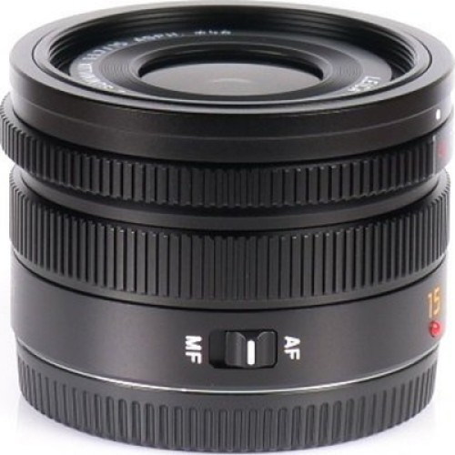 Объектив Panasonic Micro 4/3 Lens 15mm f/1.7 ASPH Black (H-X015E9-K)