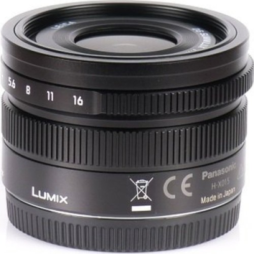Объектив Panasonic Micro 4/3 Lens 15mm f/1.7 ASPH Black (H-X015E9-K)