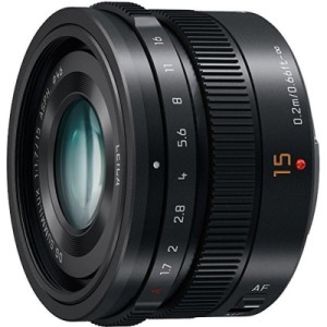 Об'єктив Panasonic Micro 4/3 Lens 15mm f/1.7 ASPH Black (H-X015E9-K)