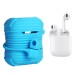Чехол для наушников Armour i-Smile для Apple AirPods IPH1437 Blue (702331)