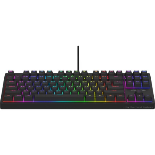 Клавиатура Hator Rockfall 2 Optica TKL Black USB Black (HTK-730)