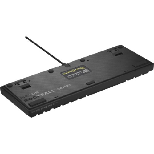 Клавиатура Hator Rockfall 2 Optica TKL Black USB Black (HTK-730)