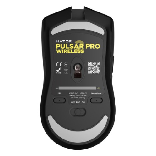 Мышка Hator Pulsar 2 Pro Wireless Black (HTM-530)