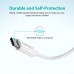 Дата кабель USB 2.0 AM to Type-C 1.0m Choetech (AC0002-WH)