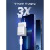 Зарядное устройство Choetech GaN USB-C 20W QC3.0/PD/PPS (PD5010-EU-WH)