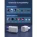 Зарядное устройство Choetech GaN USB-C 20W QC3.0/PD/PPS (PD5010-EU-WH)