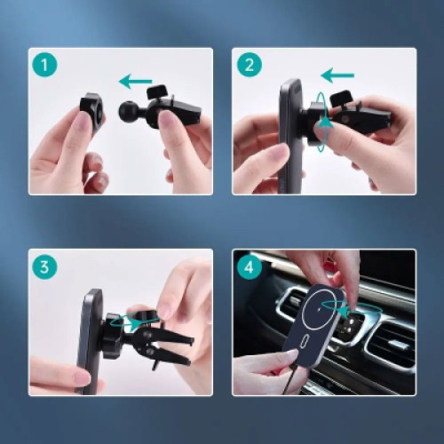 Зарядное устройство Choetech QI 15W compatible MagSafe (T200-F-201BK)