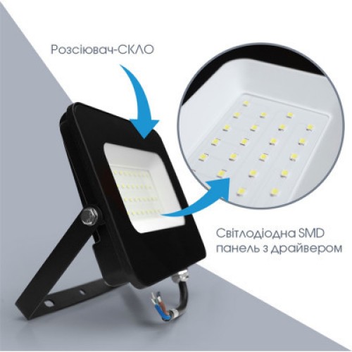 Прожектор ELM Matrix M- 20- 41 6500 (26-0038)
