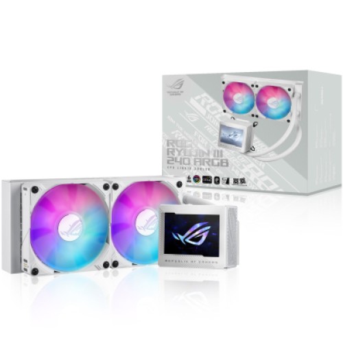Система жидкостного охлаждения ASUS ROG Ryujin III 240 ARGB White Edition (90RC00K2-M0UAY0)