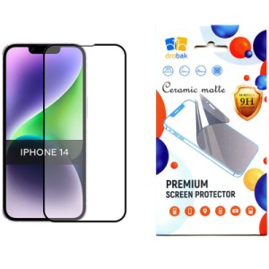 Стекло защитное Drobak Matte Ceramics Apple iPhone 14 Pro Max (535327) (535327)