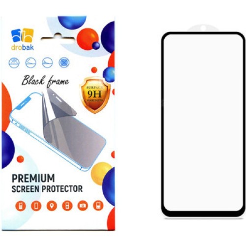 Стекло защитное Drobak Poco X5 Pro 5G (Black) (535307) (535307)