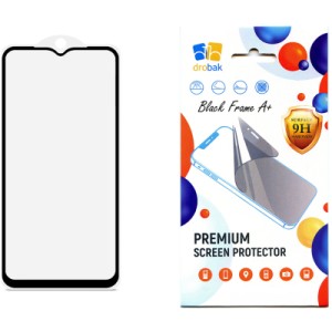 Стекло защитное Drobak Xiaomi Redmi A1 / A1+ / Poco C50 Black Frame A+ (505089) (505089)