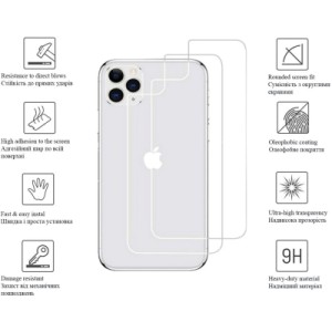 Стекло защитное Drobak back panel Apple iPhone 13 Pro Max (606067) (606067)