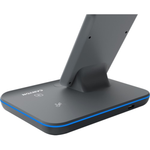 Зарядное устройство Canyon WS-303, 3in1 Wireless Dark Grey (CNS-WCS303DG)