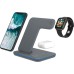 Зарядное устройство Canyon WS-303, 3in1 Wireless Dark Grey (CNS-WCS303DG)