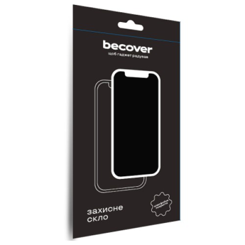 Стекло защитное BeCover Apple iPhone 15 Plus Black (709788)