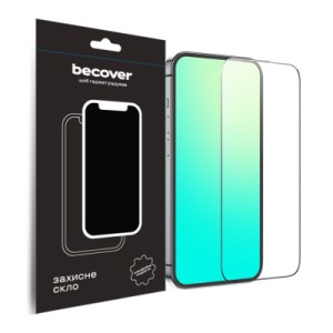 Скло захисне BeCover Apple iPhone 15 Black (709719)