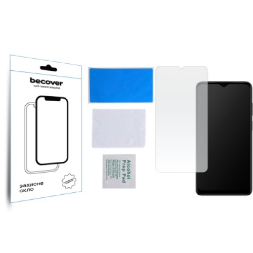 Стекло защитное BeCover Motorola Moto E22/E22i 3D Crystal Clear Glass (709732)